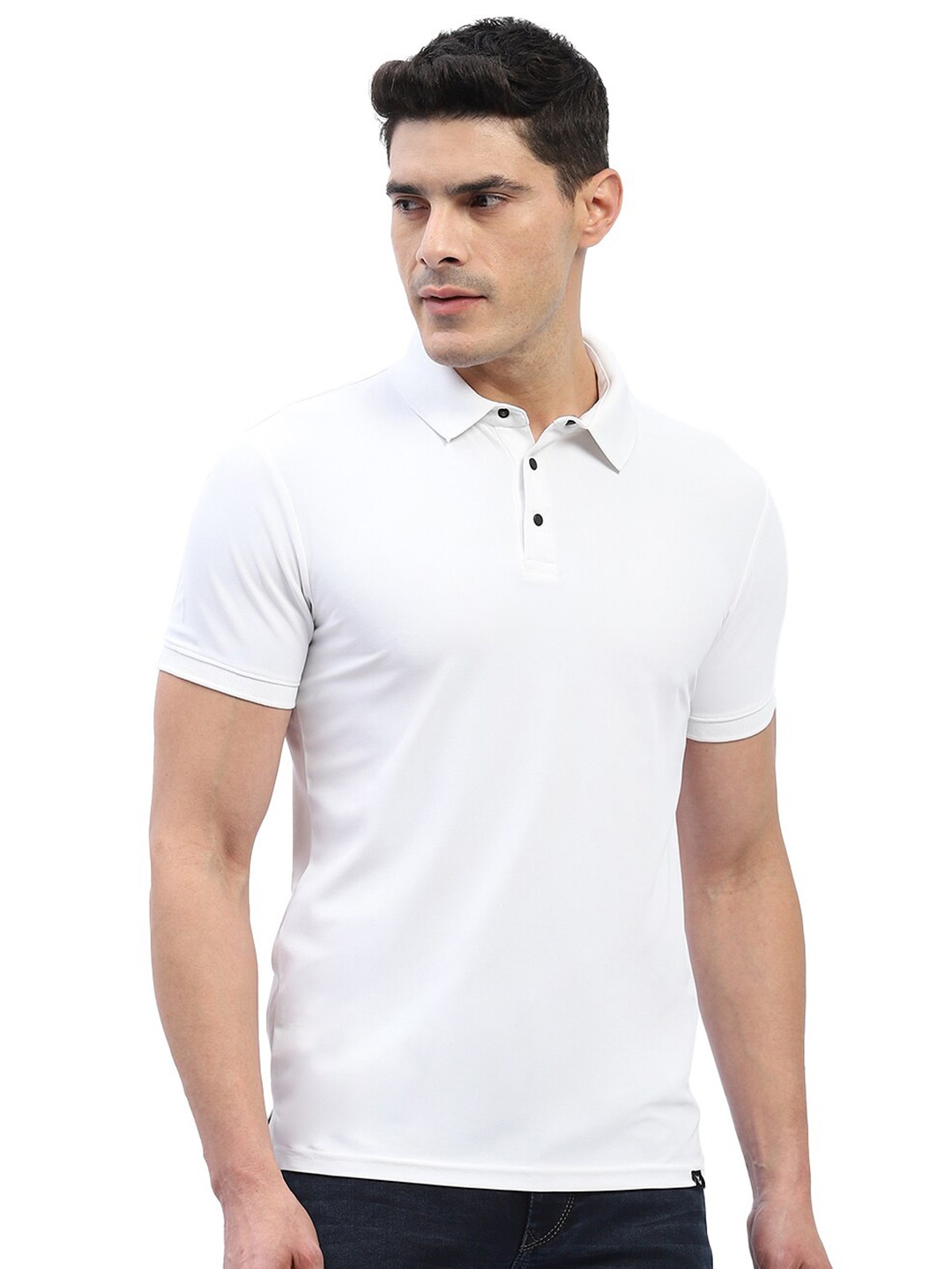 

hummel Polo Collar T-shirt, White