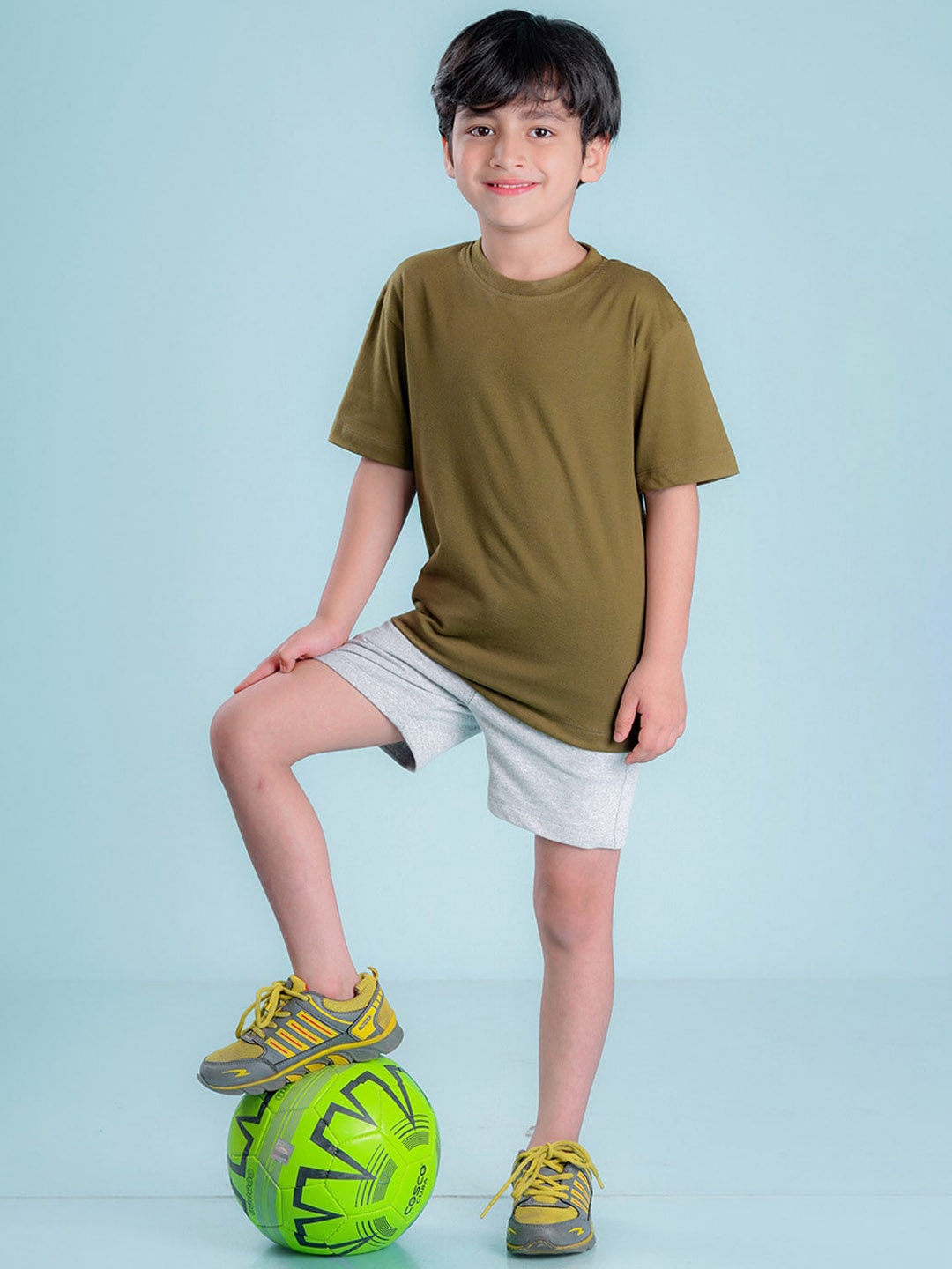 

BAESD Boys Mid-Rise Shorts, Grey