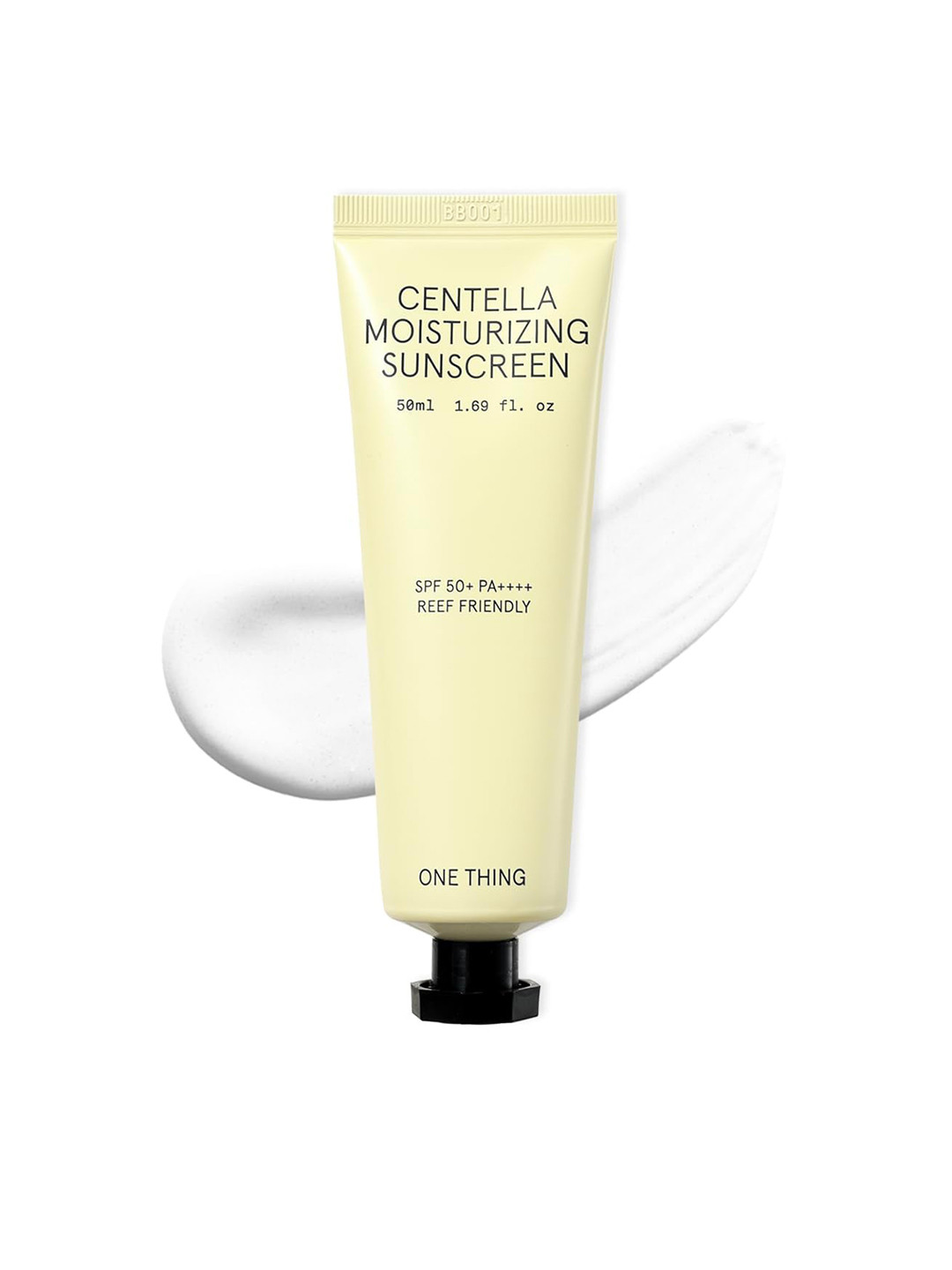 

ONE THING Centella Moisturizing SPF50+ Sunscreen - 50ml, White