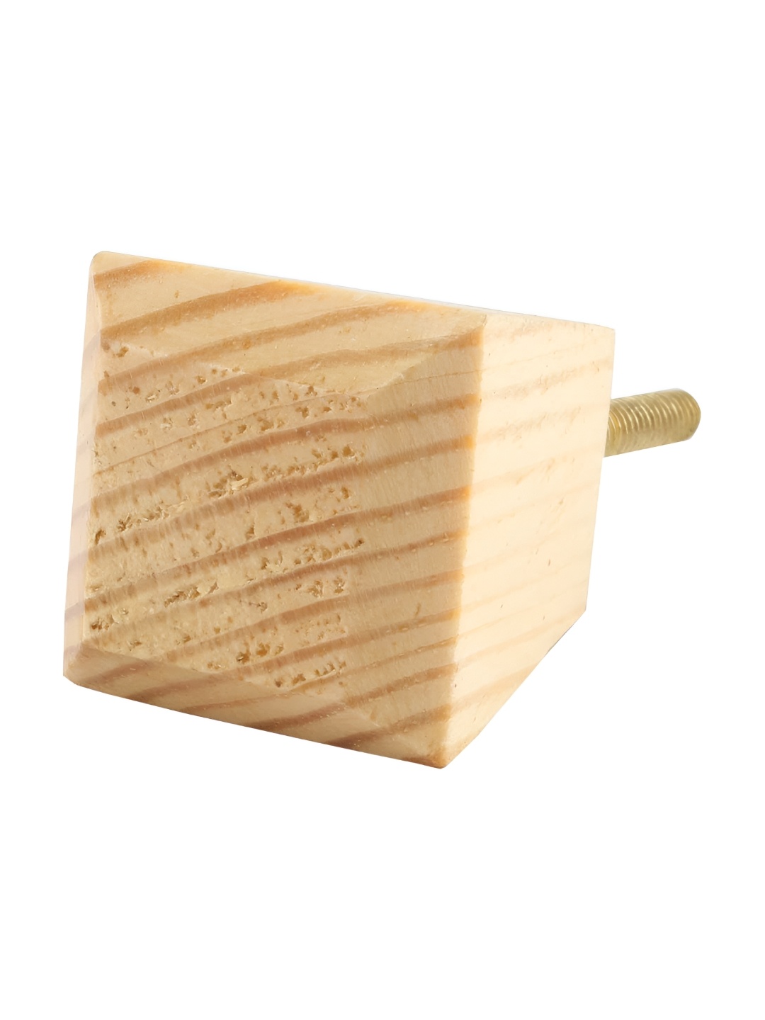 

Indianshelf Tan Brown Textured Wooden Thick & Rust-free Knob