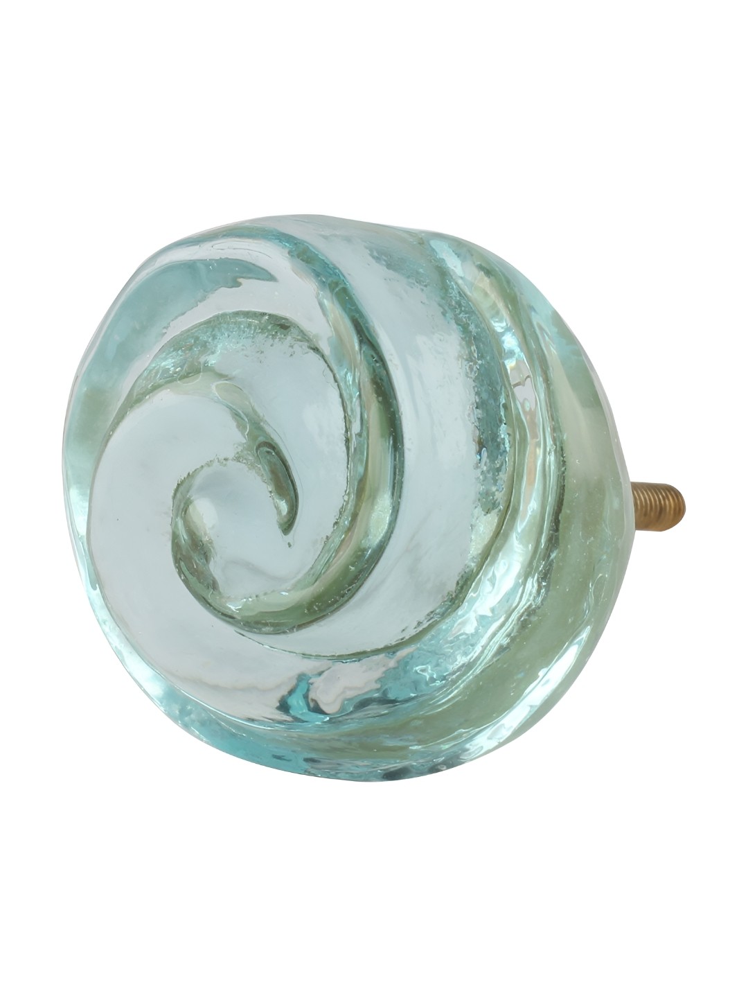 

Indianshelf Turquoise-Blue Big Rose-Shaped Rust-Free Cabinet Knob