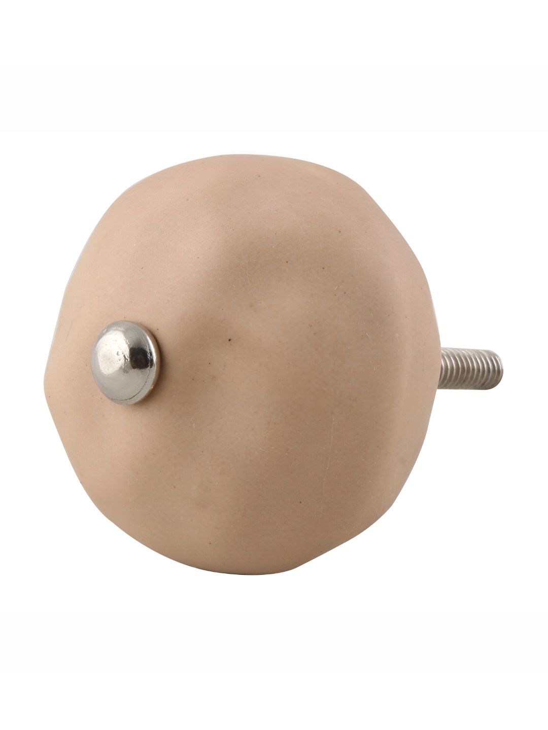 

Indianshelf Brown Round Thick & Rust-free Metal Knob
