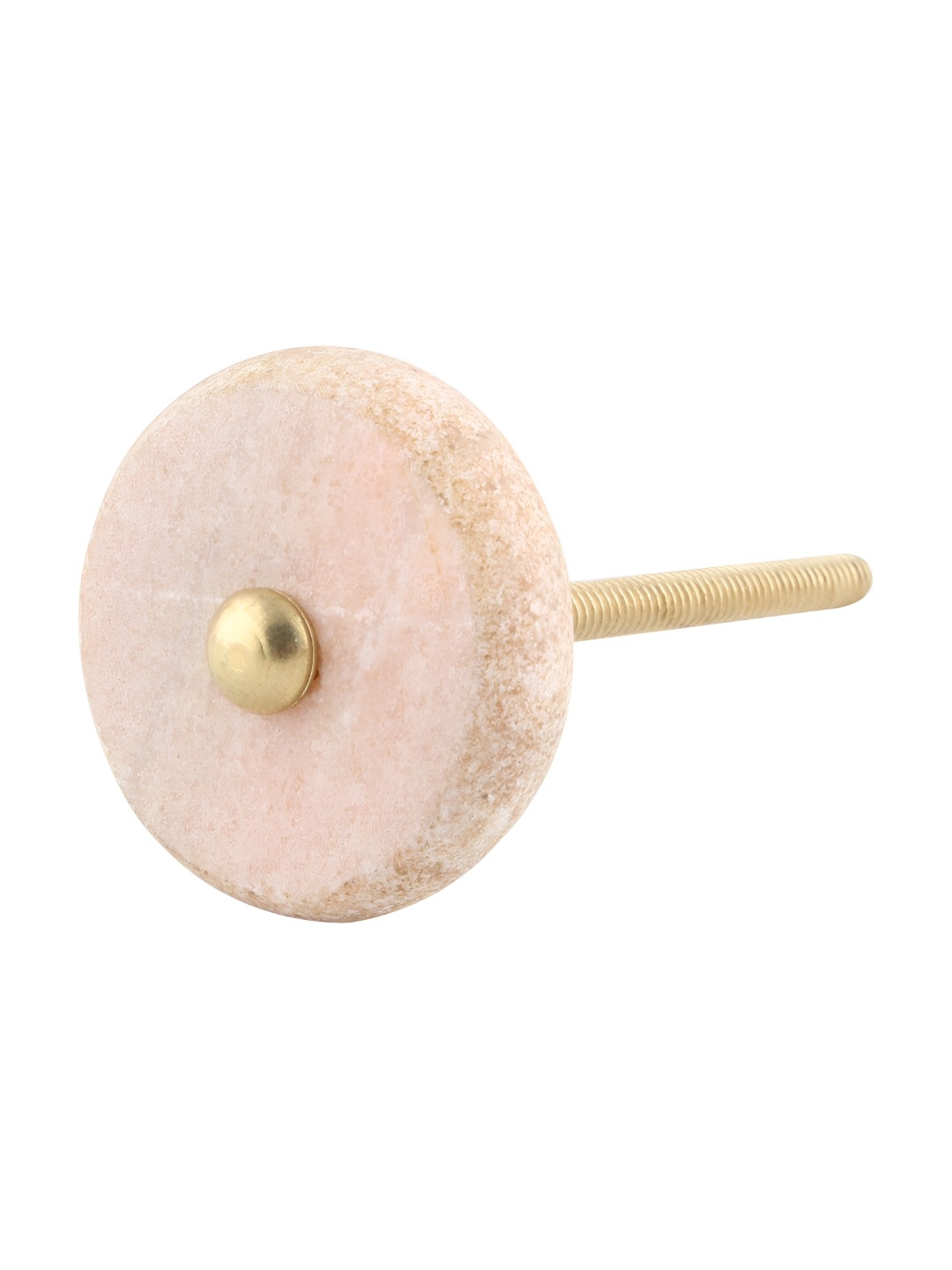 

Indianshelf Pink Stone Flat Dresser Knob