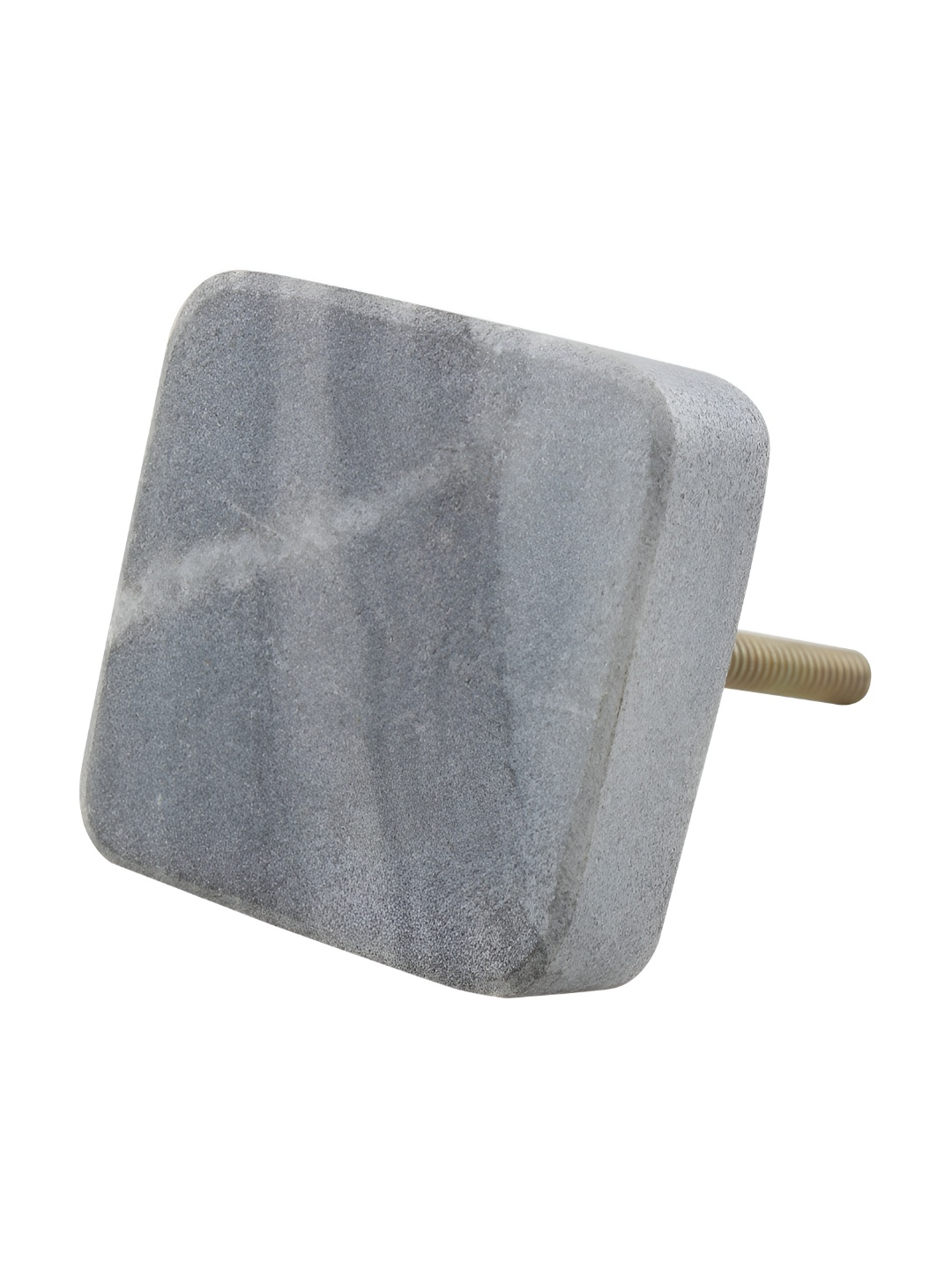 

Indianshelf Grey Stone Square Cabinet Knob