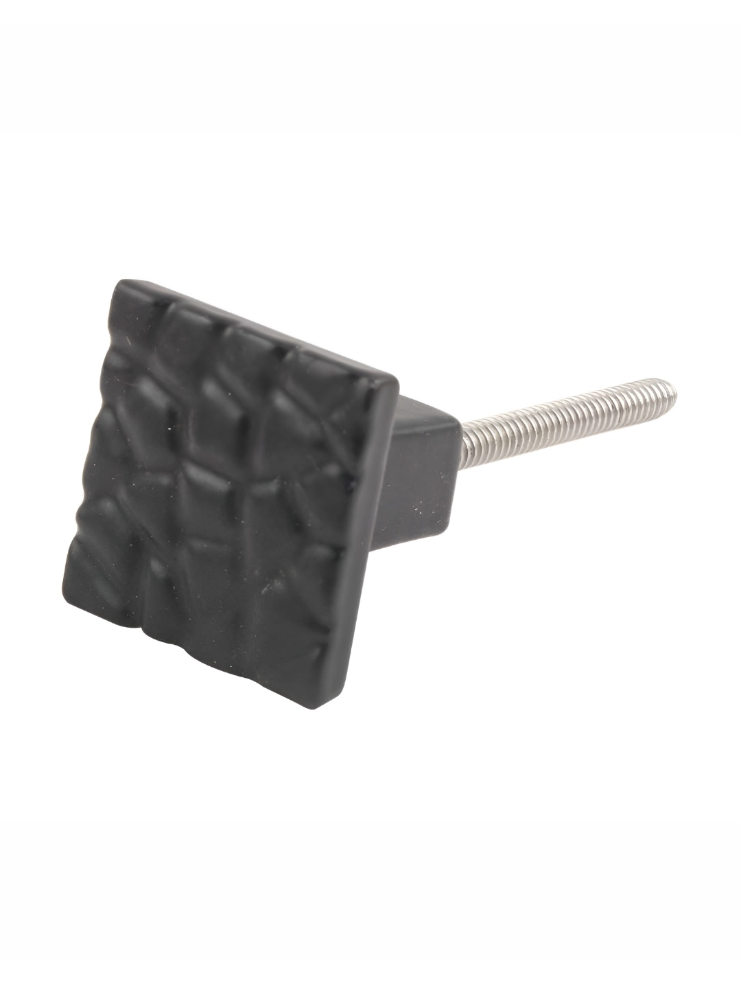 

Indianshelf Black Hammered Square Knobs