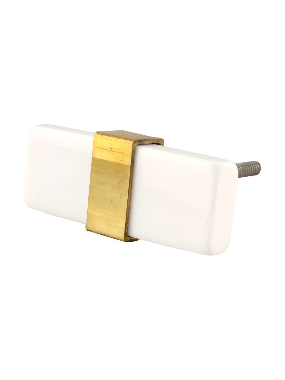 

Indianshelf White & Beige Flat Cabinet Knob