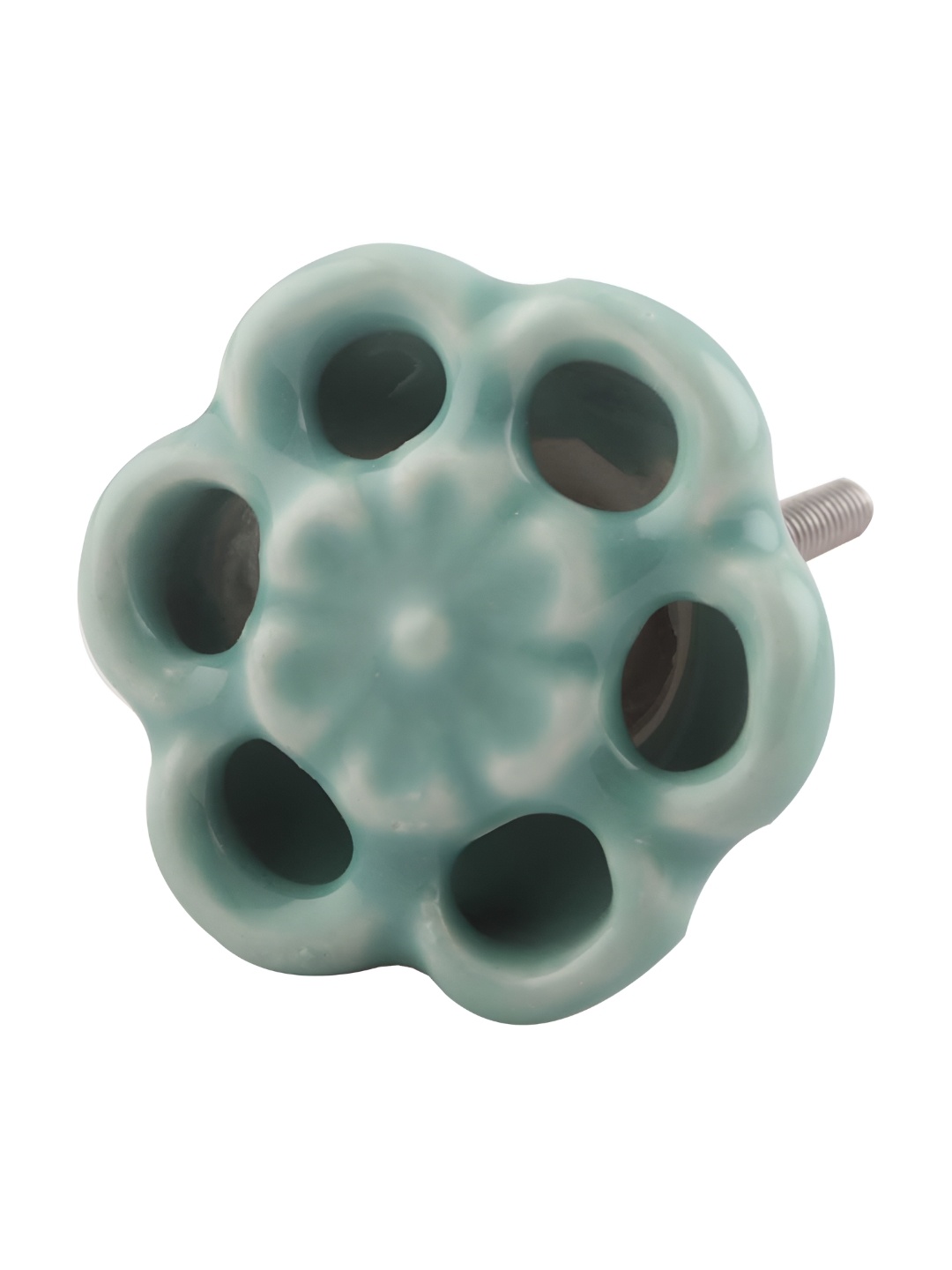 

Indianshelf Sea Green Tiny Flower Shaped Cabinet Knob