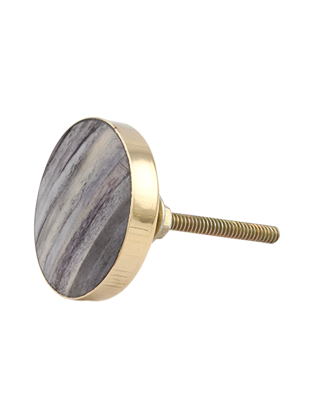 

Indianshelf Grey Round Bone Knob
