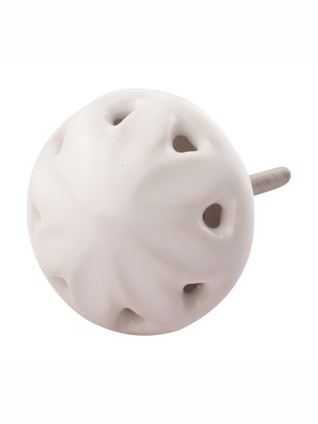 

Indianshelf White Floral Shaped Drawer Knobs