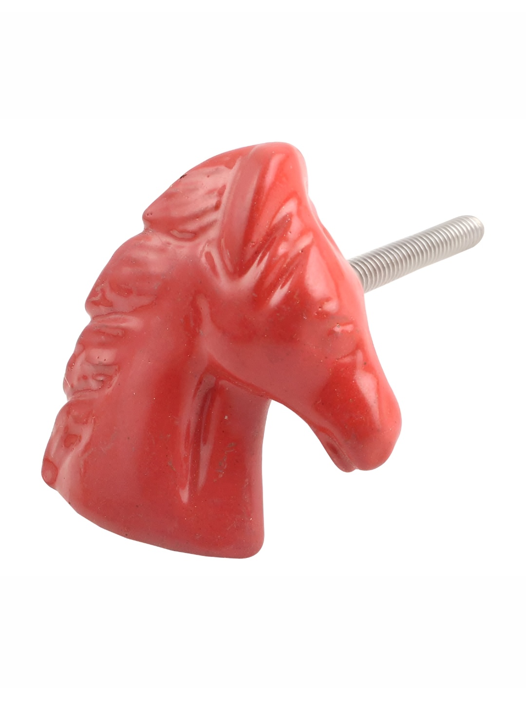 

Indianshelf Red Horse Shaped Iron Cabinet Knobs