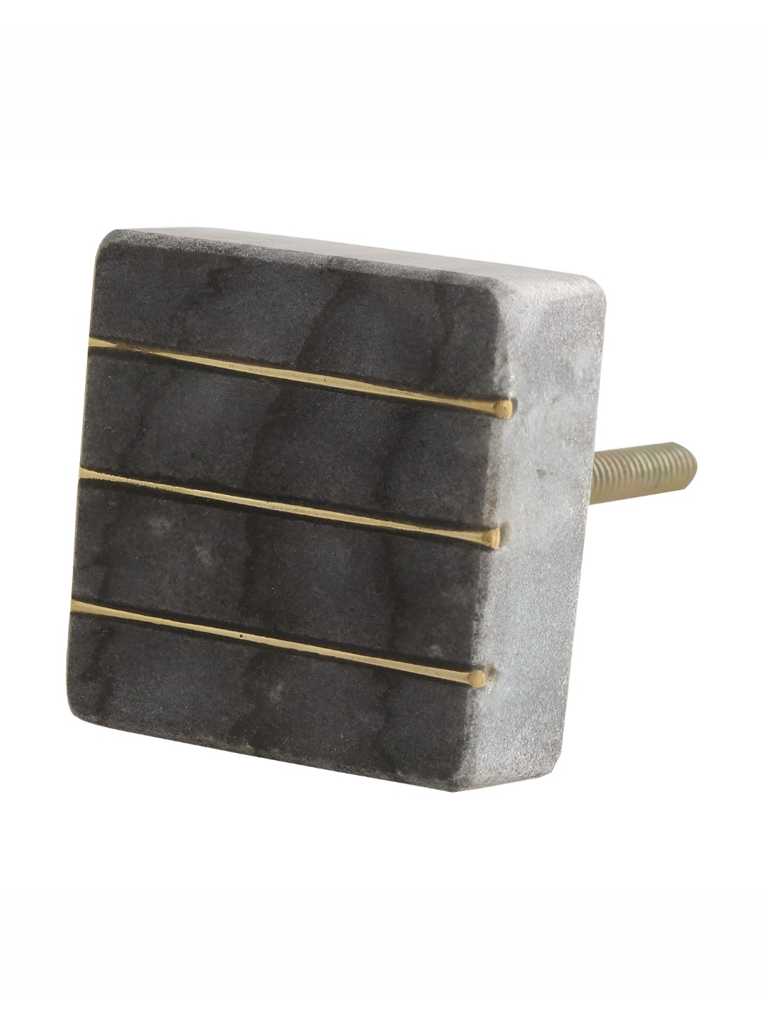 

Indianshelf Grey & Beige Striped Square Shaped Cabinet Knobs