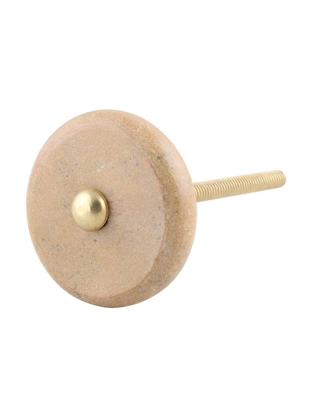 

Indianshelf Brown Flat Stone Cabinet Knob