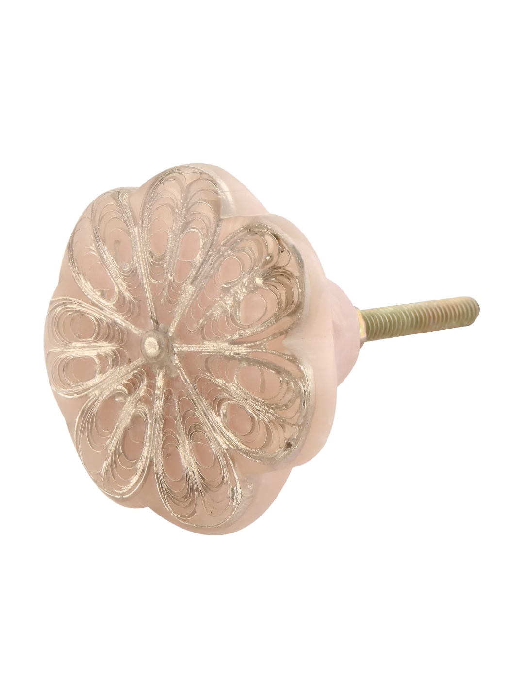 

Indianshelf Pink Flower Drawer Knob