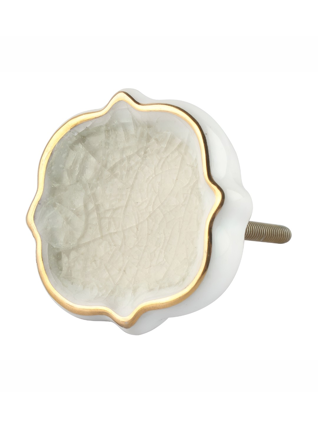 

Indianshelf Cream Ceramic Dresser Knob