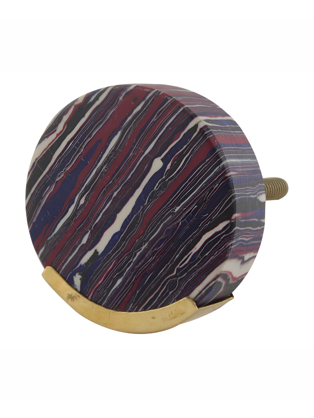 

Indianshelf Purple & Beige Textured Cabinet knob