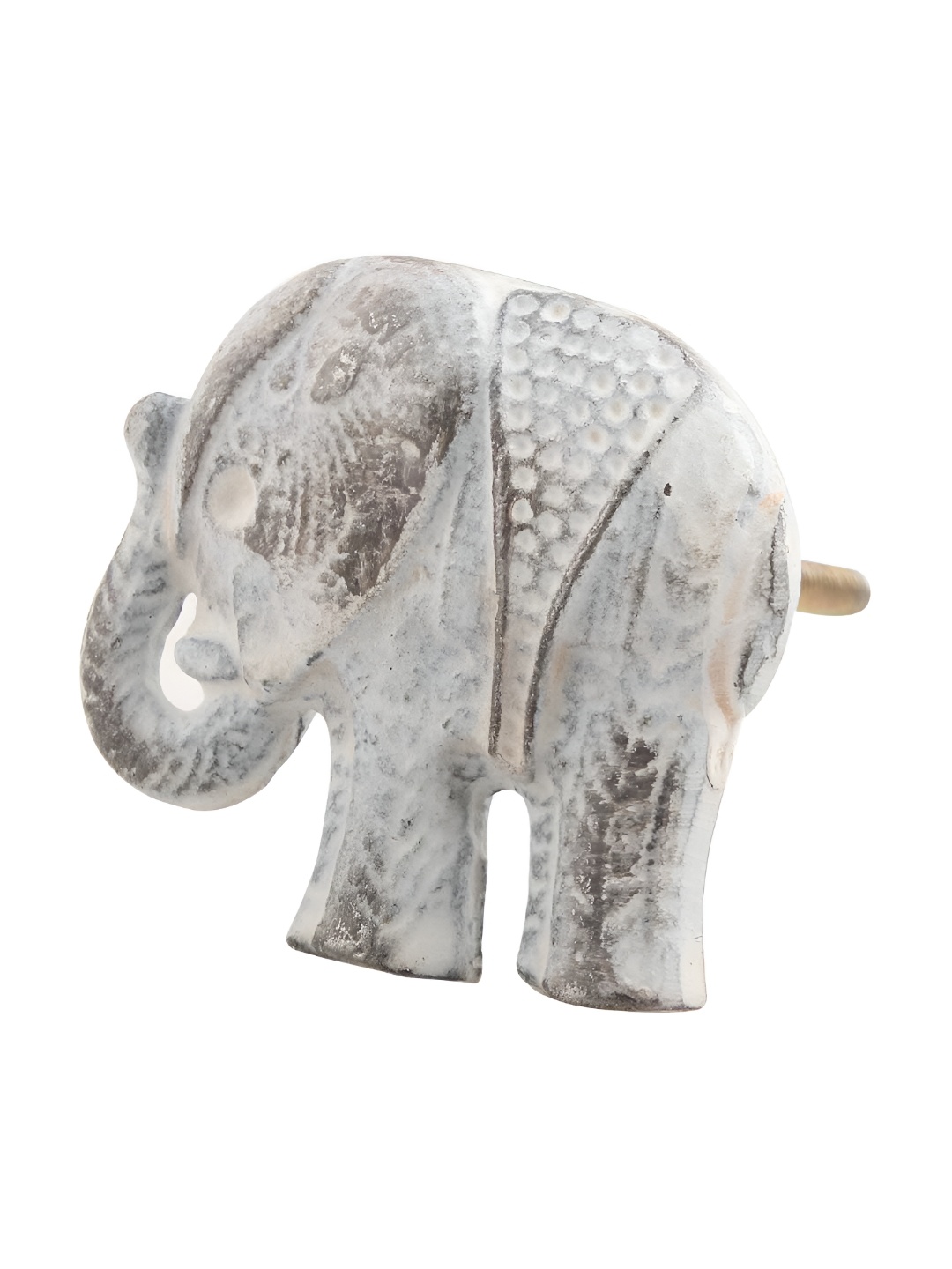 

Indianshelf White Elephant Shaped Cabinet Knobs
