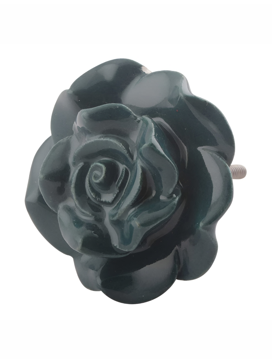 

Indianshelf Green Rose Shaped Dresser Ceramic Knobs
