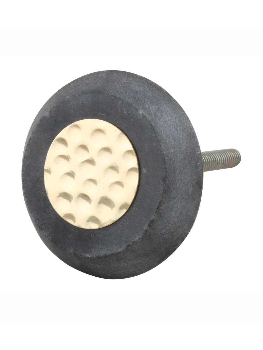 

Indianshelf Grey Round Shape Marble knob