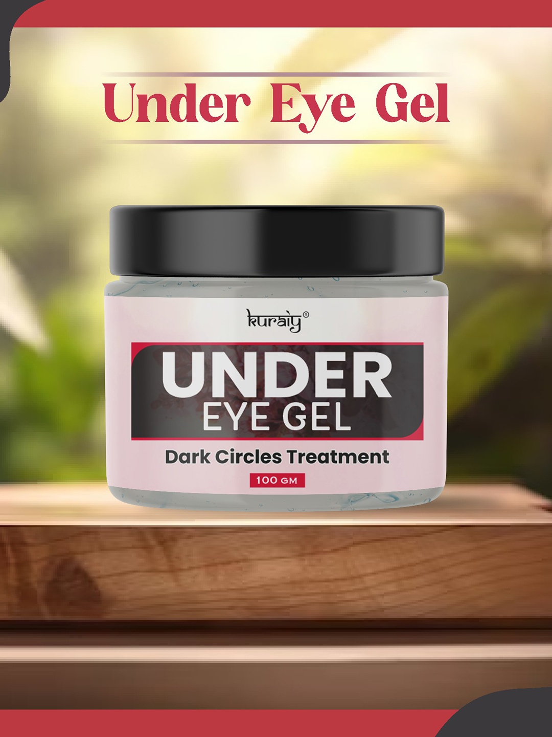 

KURAIY Set Of 2 Exfoliating Under Eye Gel Deep Cleaning Dark Circles-100gm Each, Green