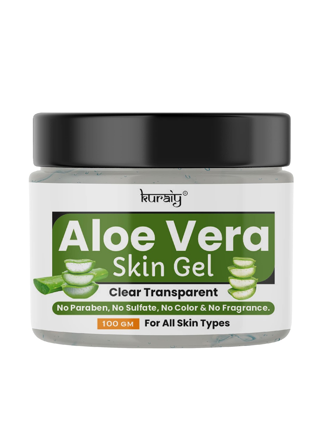 

KURAIY Set Of 2 Aloevera Natural Face Gel - 100 gm Each, Green