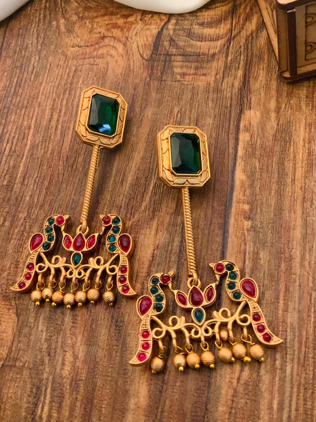 

ABDESIGNS Gold-Plated Classic Drop Earrings