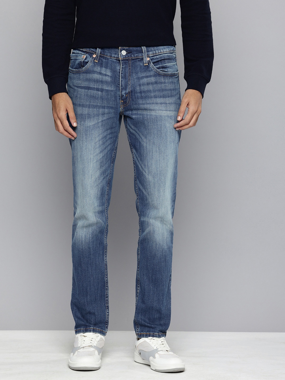 

Levis Men 511 Slim Fit Heavy Fade Stretchable Jeans, Blue