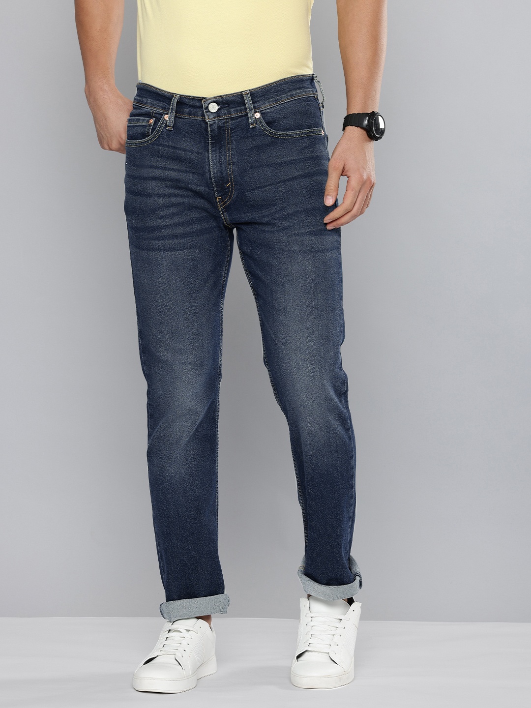 

Levis Men 511 Slim Fit Light Fade Stretchable Jeans, Blue