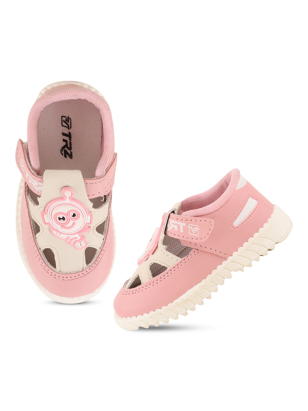 

BAESD Unisex Kids Textured Sneakers, Peach