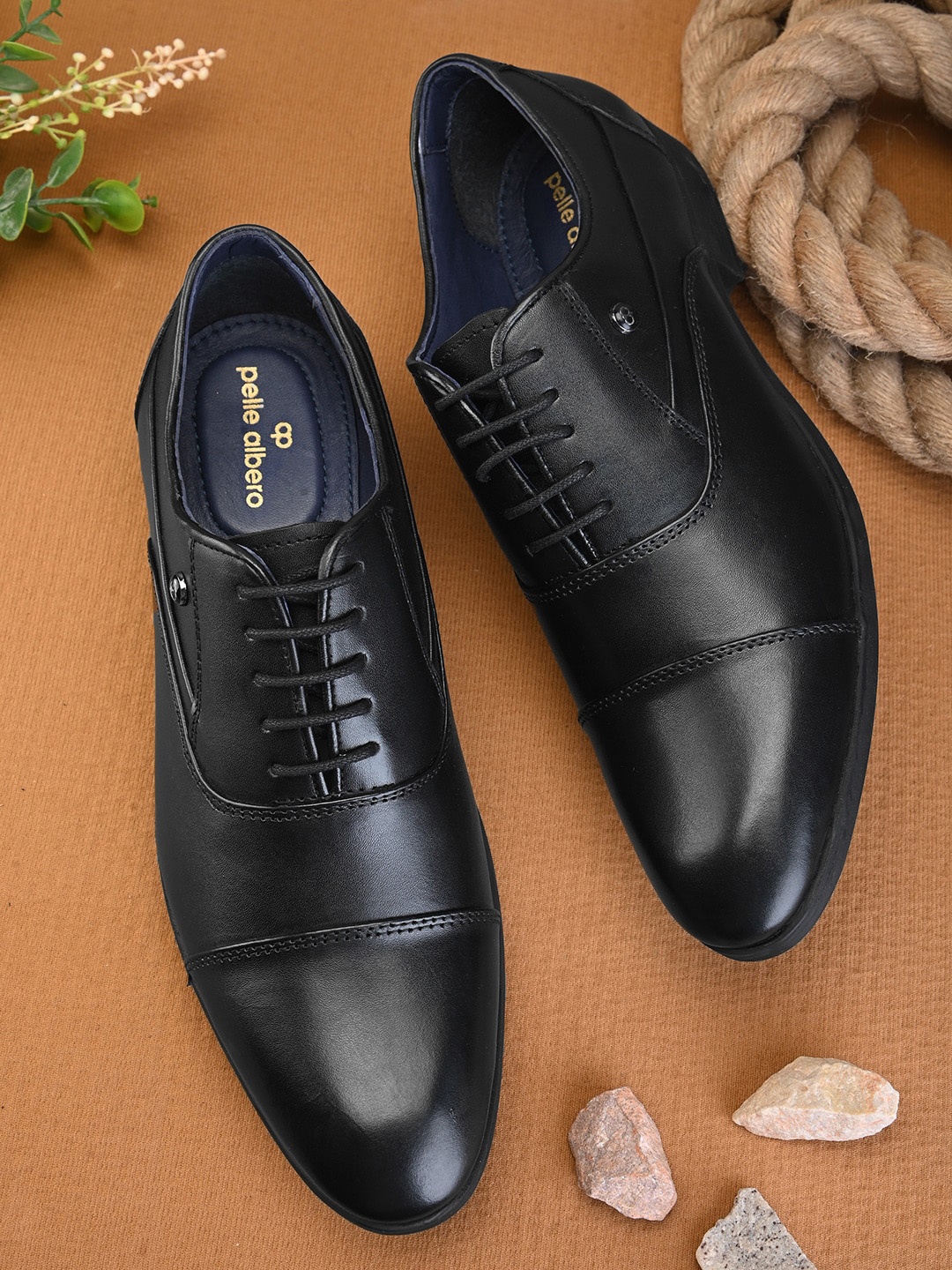 

pelle albero Men Formal Oxfords, Black