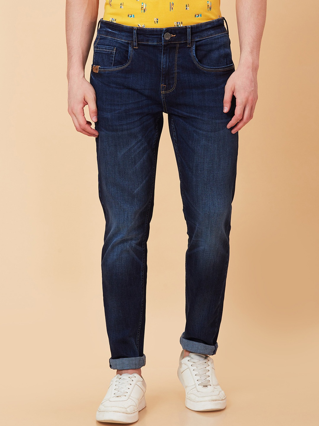 

Being Human Men Slim Fit Light Fade Jeans, Blue