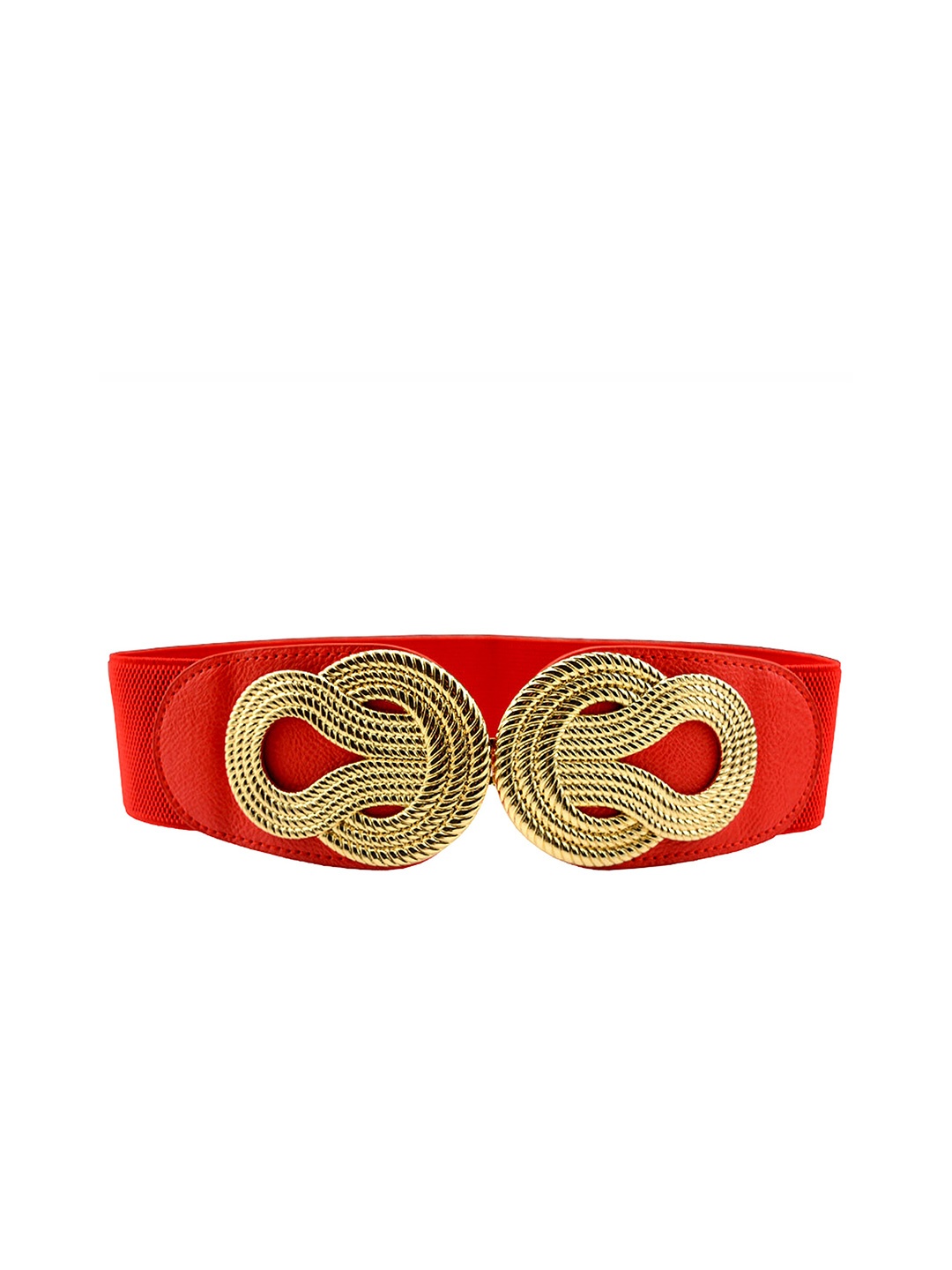 

REDHORNS Women Vintage Design Elastic Waist Belt, Red