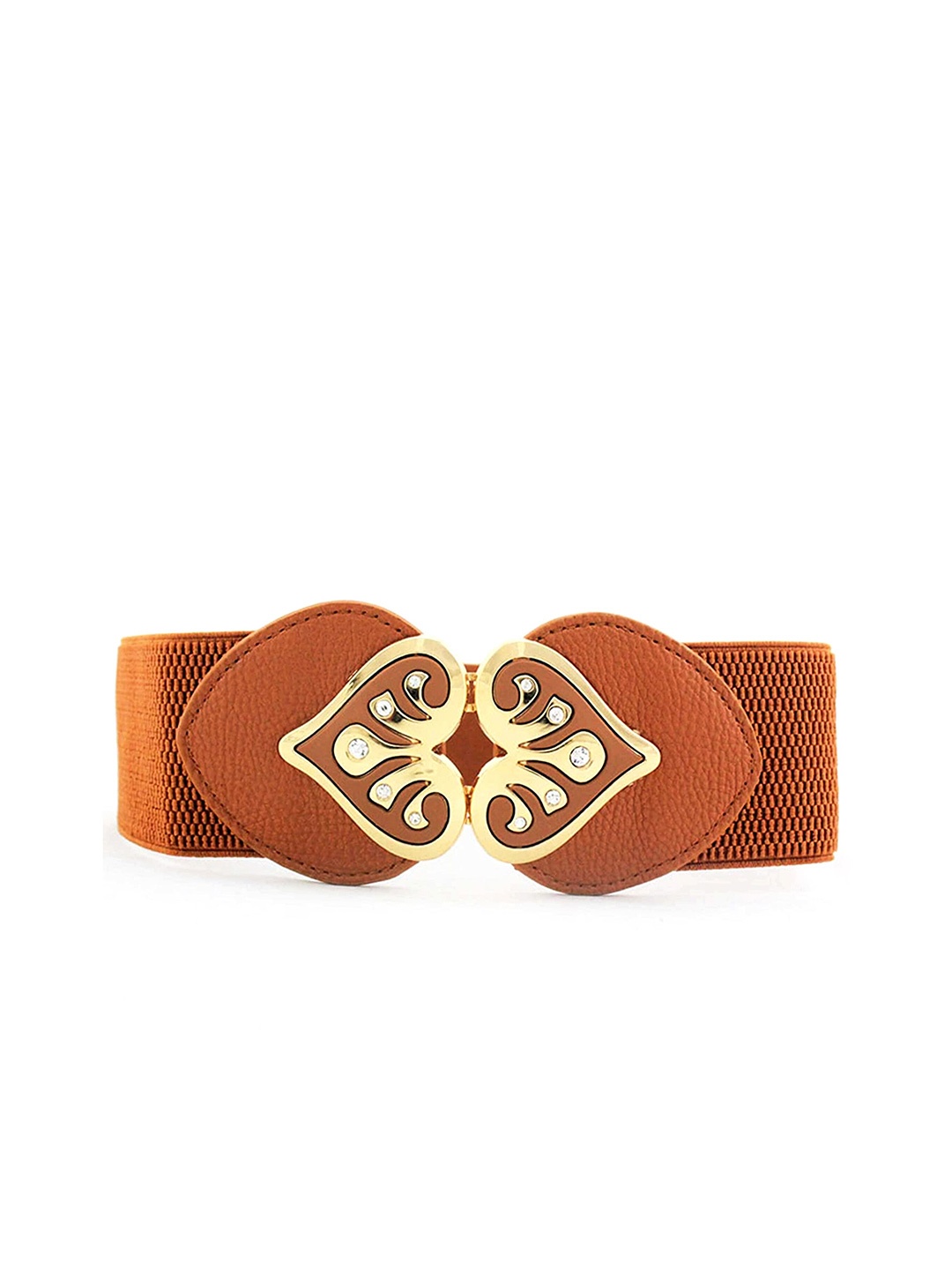 

REDHORNS Women Embellished Belt, Brown