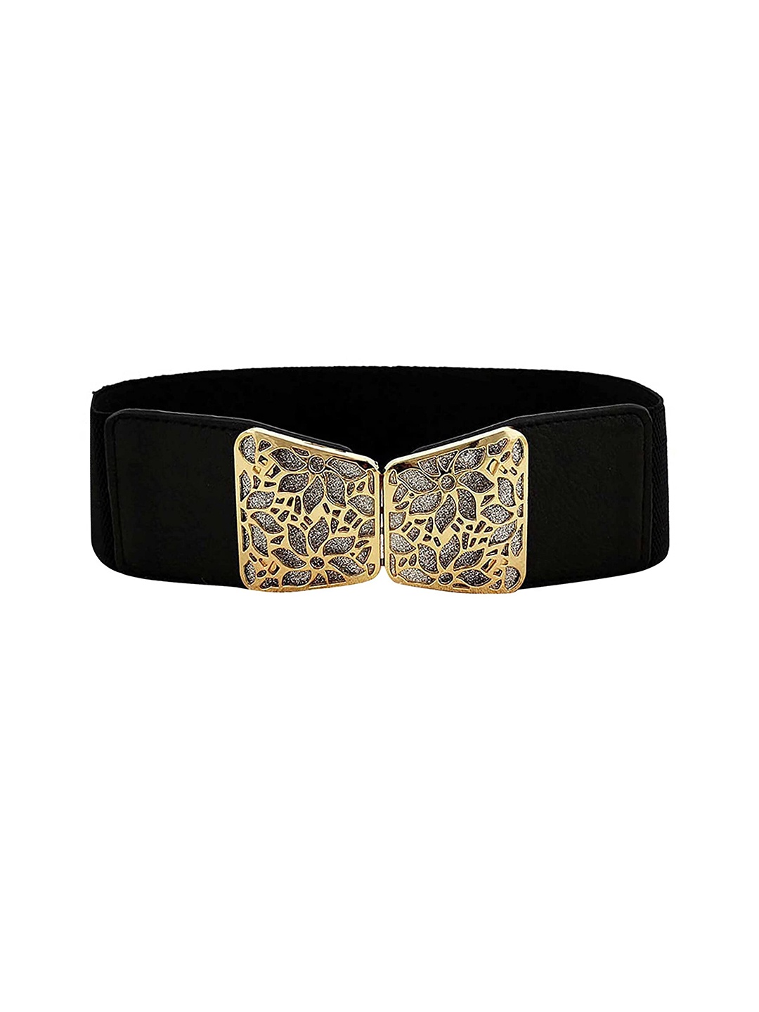 

REDHORNS Women Embellished Belt, Black