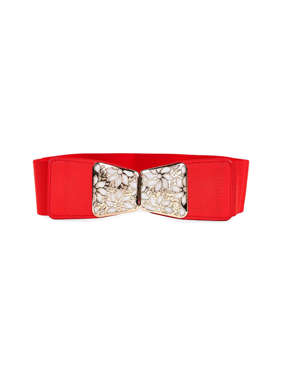 

REDHORNS Women Embellished Belt, Red