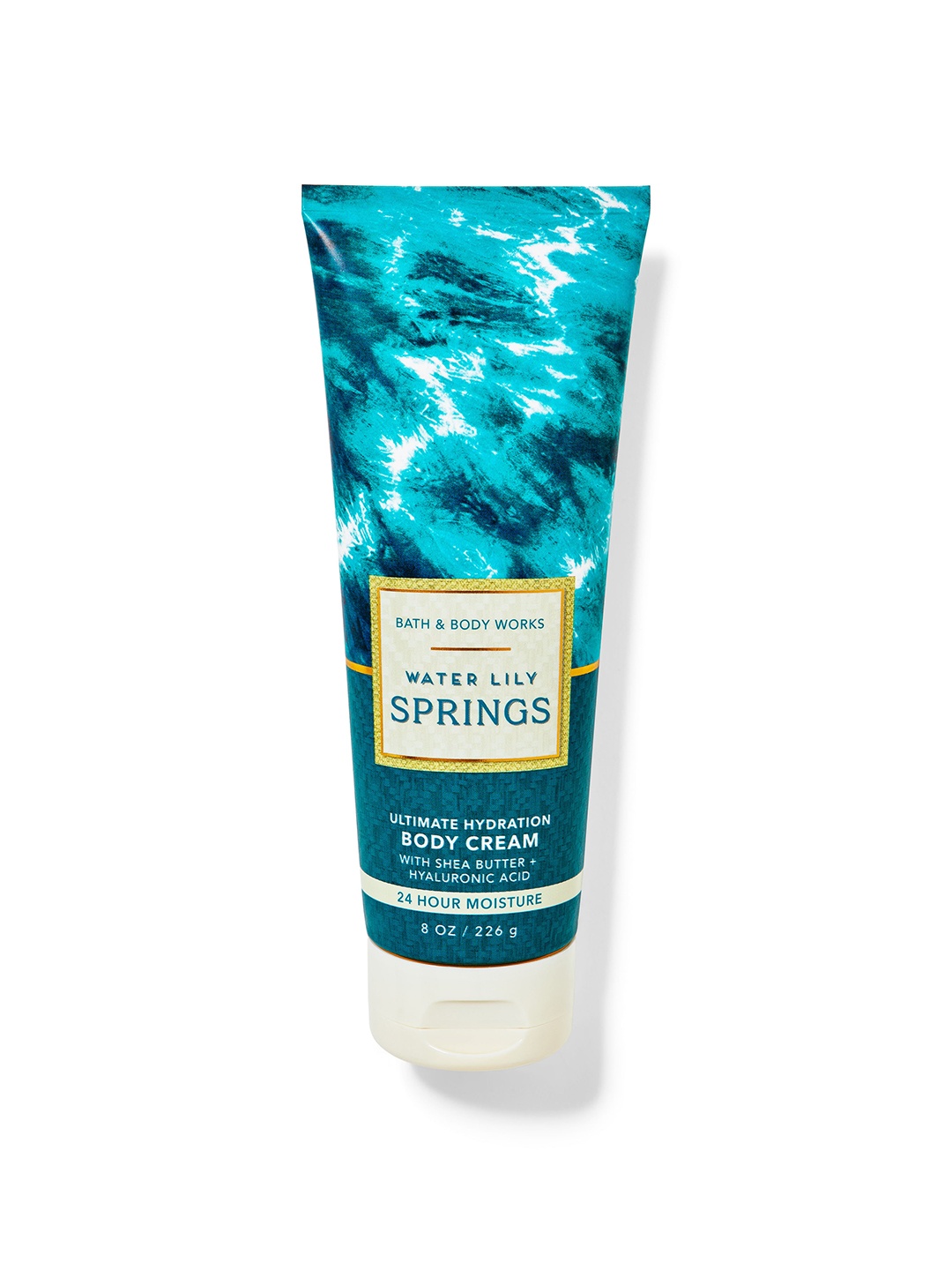 

Bath & Body Works Water Lily Springs Ultimate Hydration Body Cream - 226g, Turquoise blue