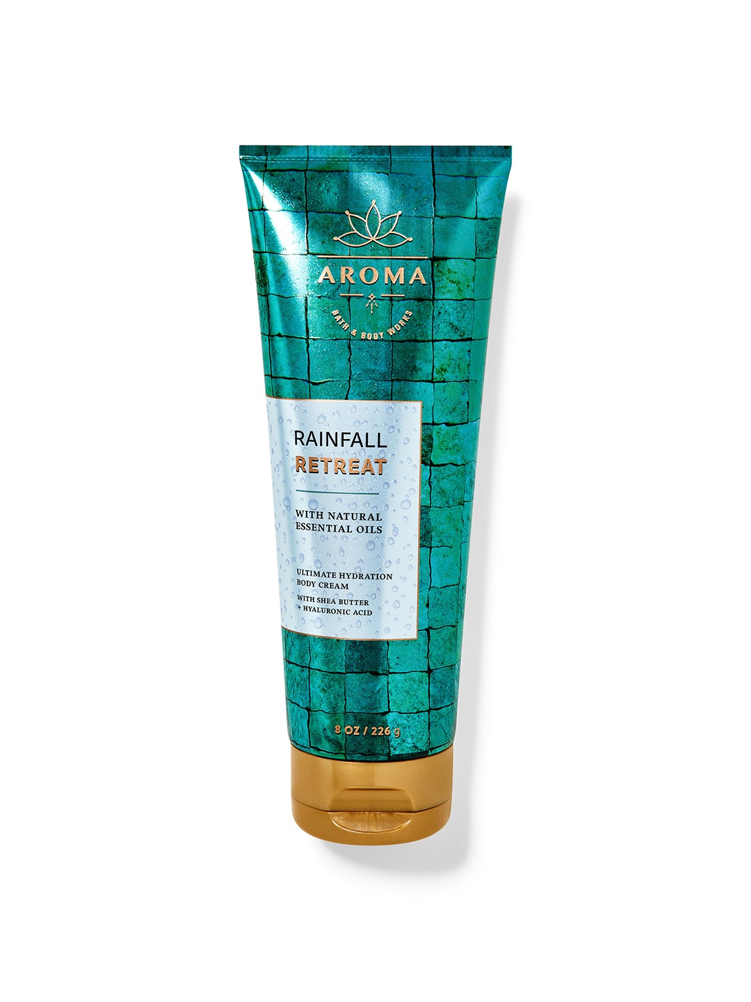 

Bath & Body Works Rainfall Retreat Ultimate Hydration Body Cream with Shea Butter - 226g, Green