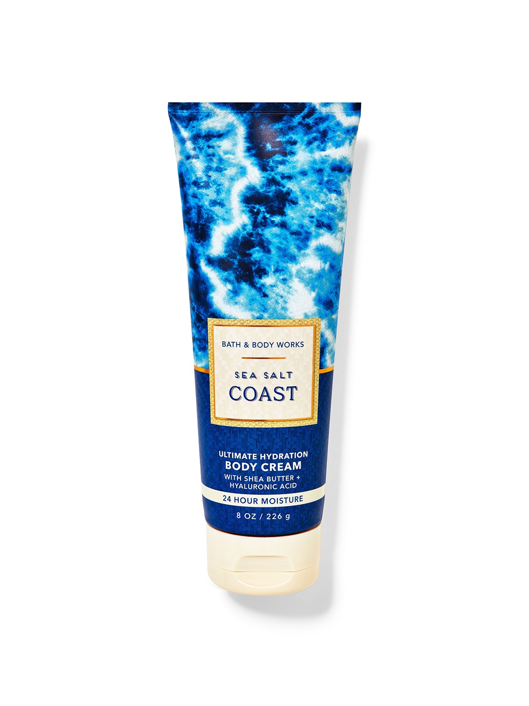 

Bath & Body Works Sea Salt Coast Ultimate Hydration Body Cream with Shea Butter - 226 g, Blue