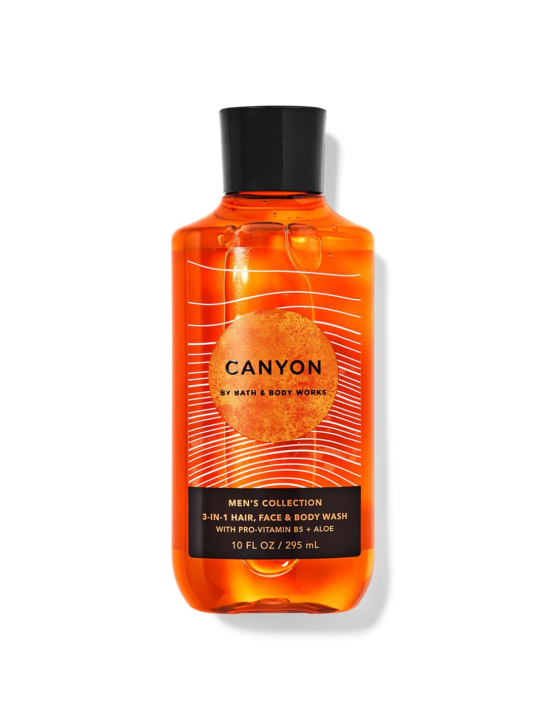 

Bath & Body Works Men Canyon 3-in-1 Hair, Face & Body Wash with Pro Vitamin B5 - 295 ml, Orange