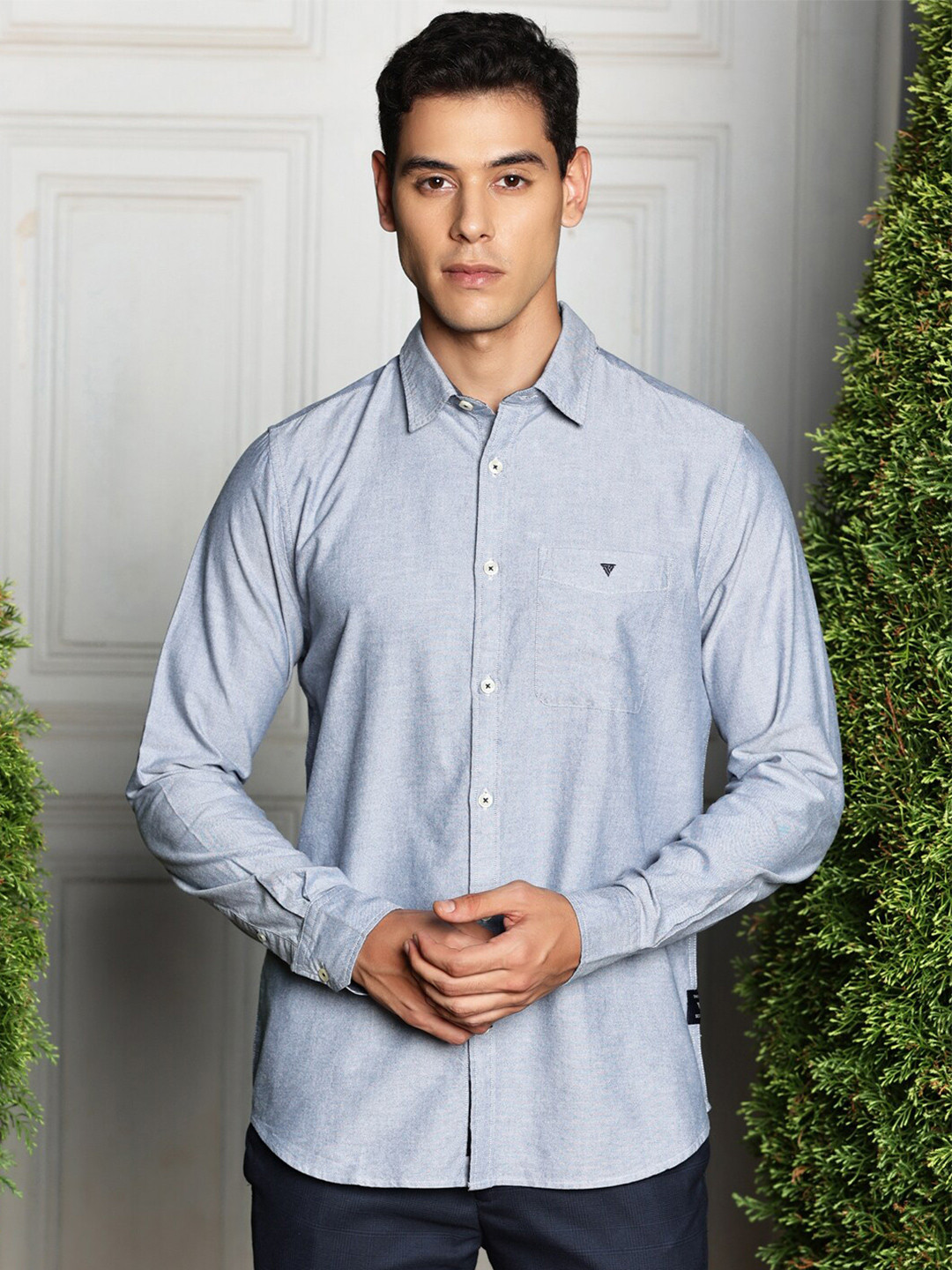 

Thomas Scott Premium Spread Collar Semiformal Shirt, Navy blue