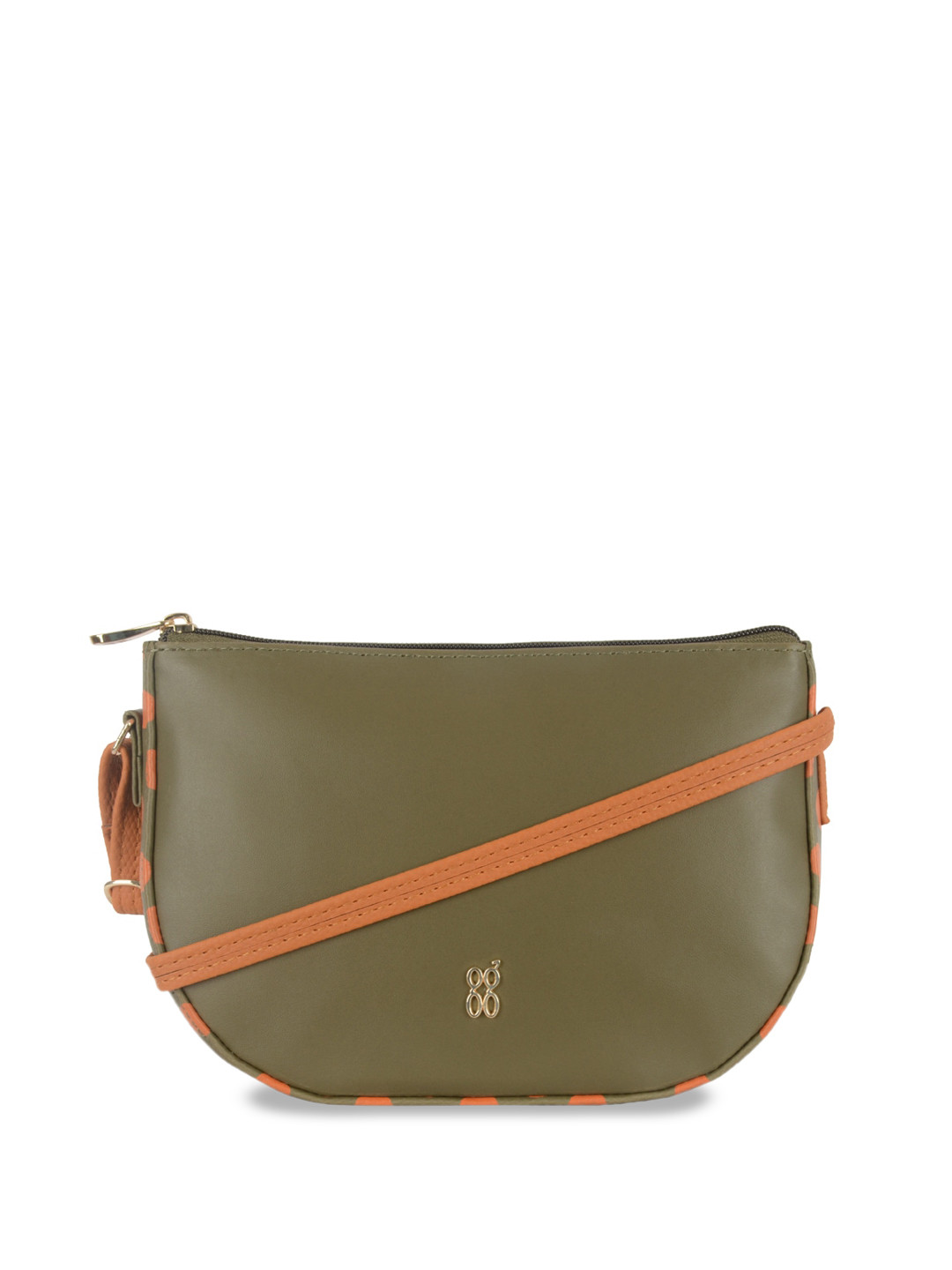 

Baggit Structured Sling Bag, Green