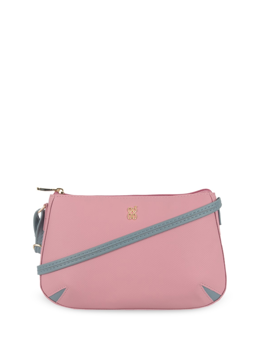 

Baggit Structured Sling Bag, Pink