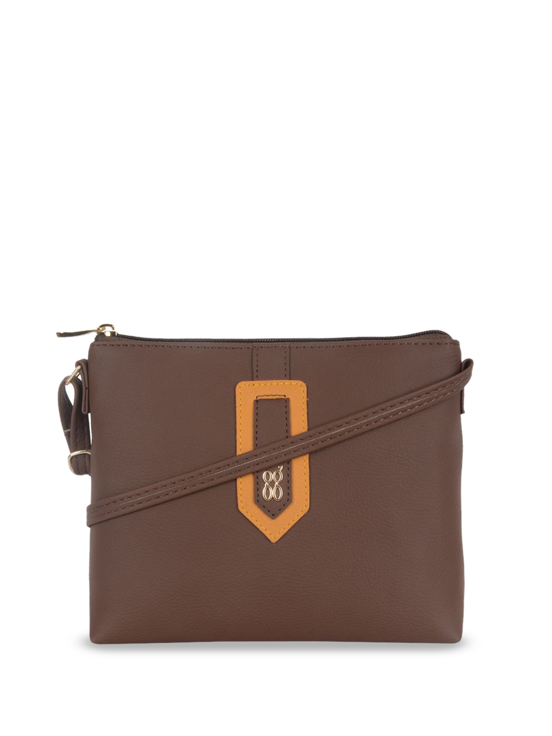 

Baggit Structured Sling Bag, Brown