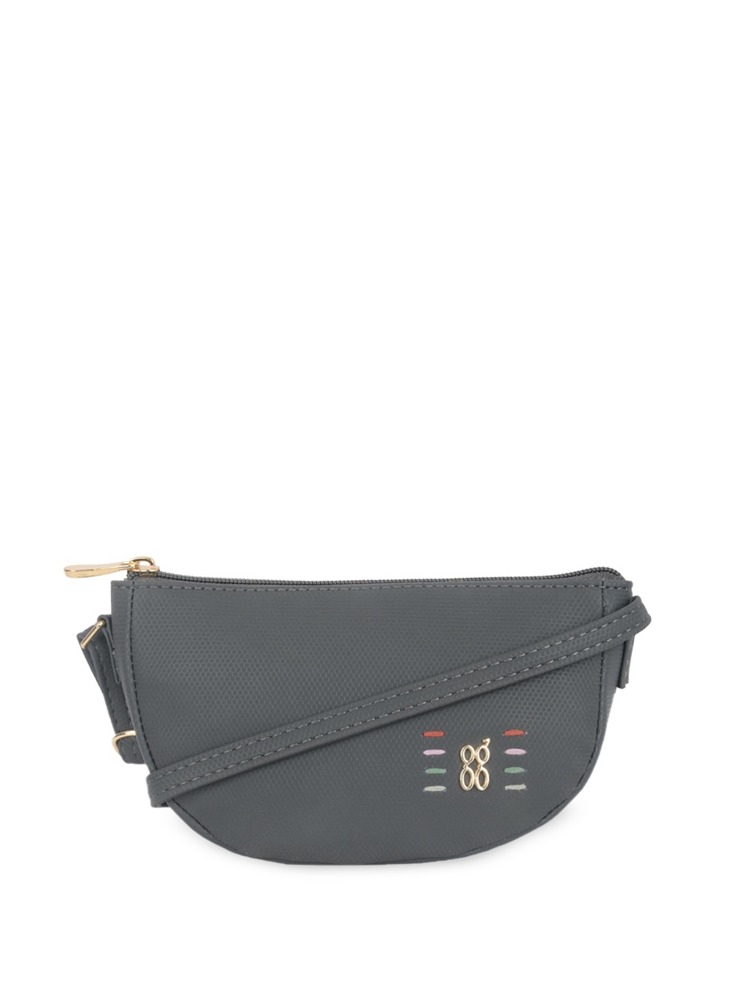 

Baggit Half Moon Sling Bag, Grey