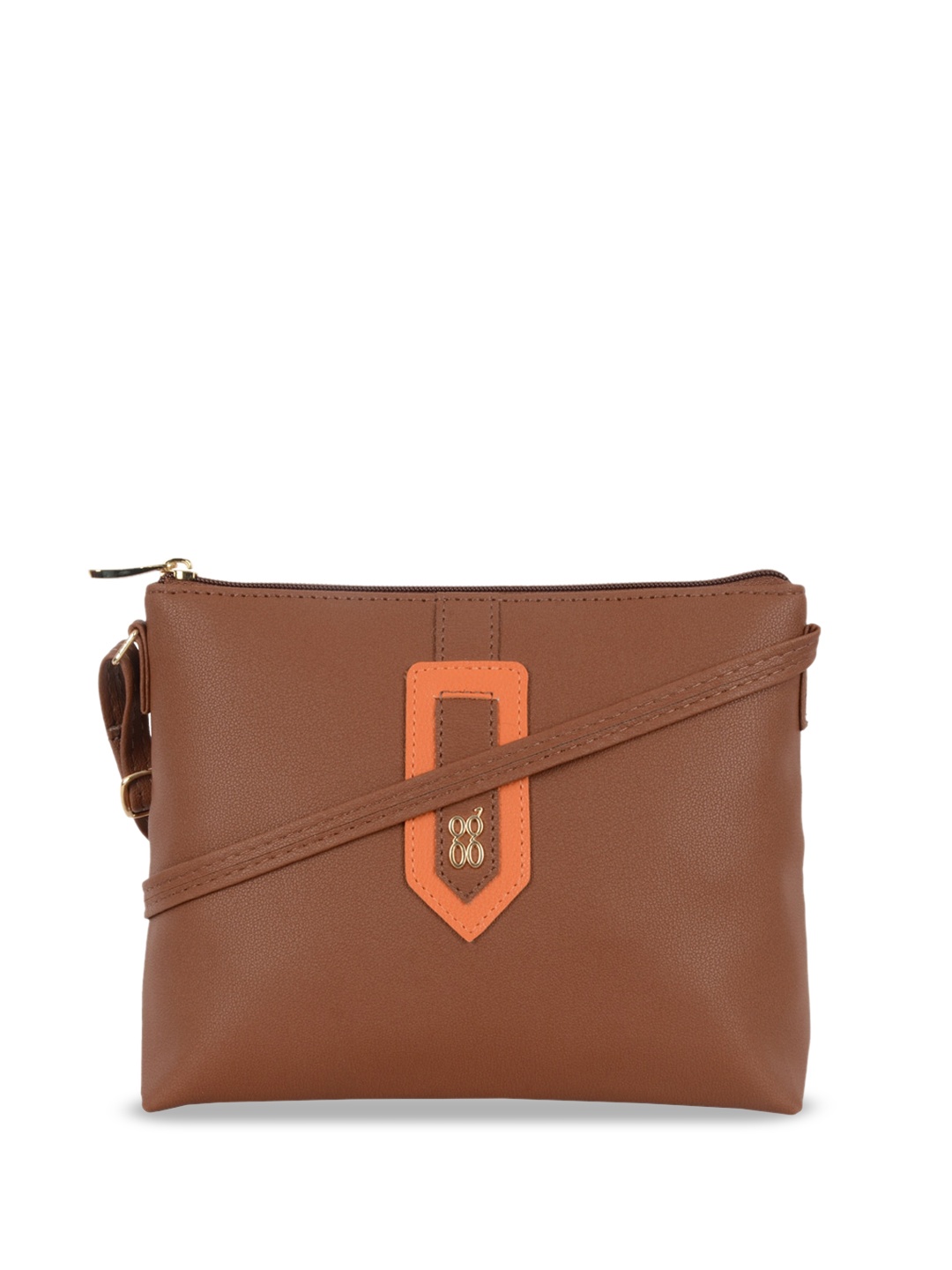 

Baggit Structured Sling Bag, Brown