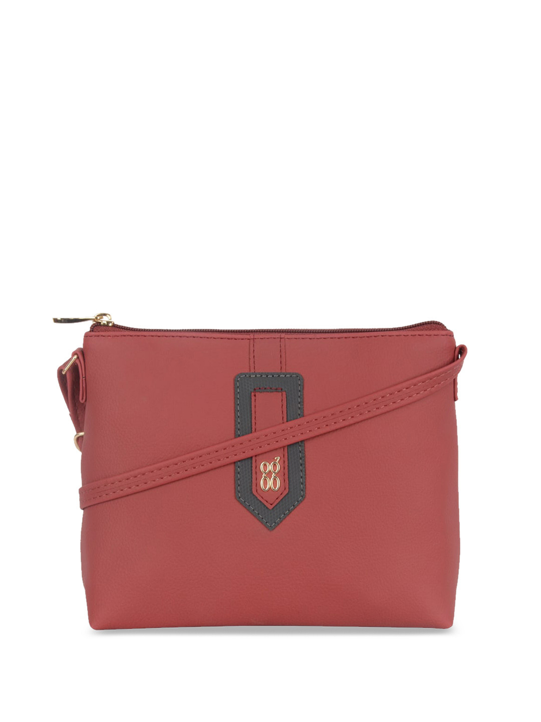 

Baggit Structured Sling Bag, Red