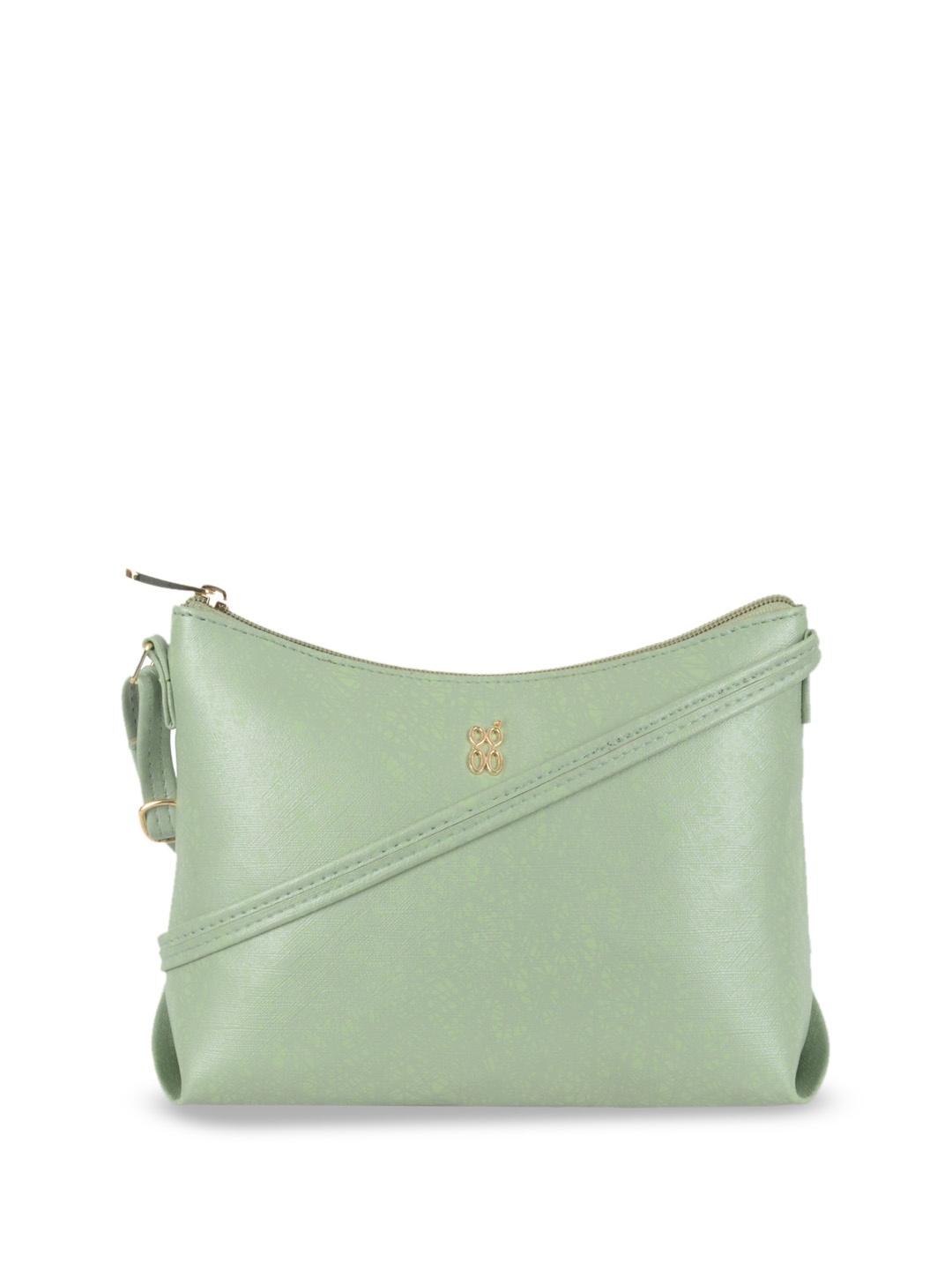 

Baggit Structured Hobo Bag, Green