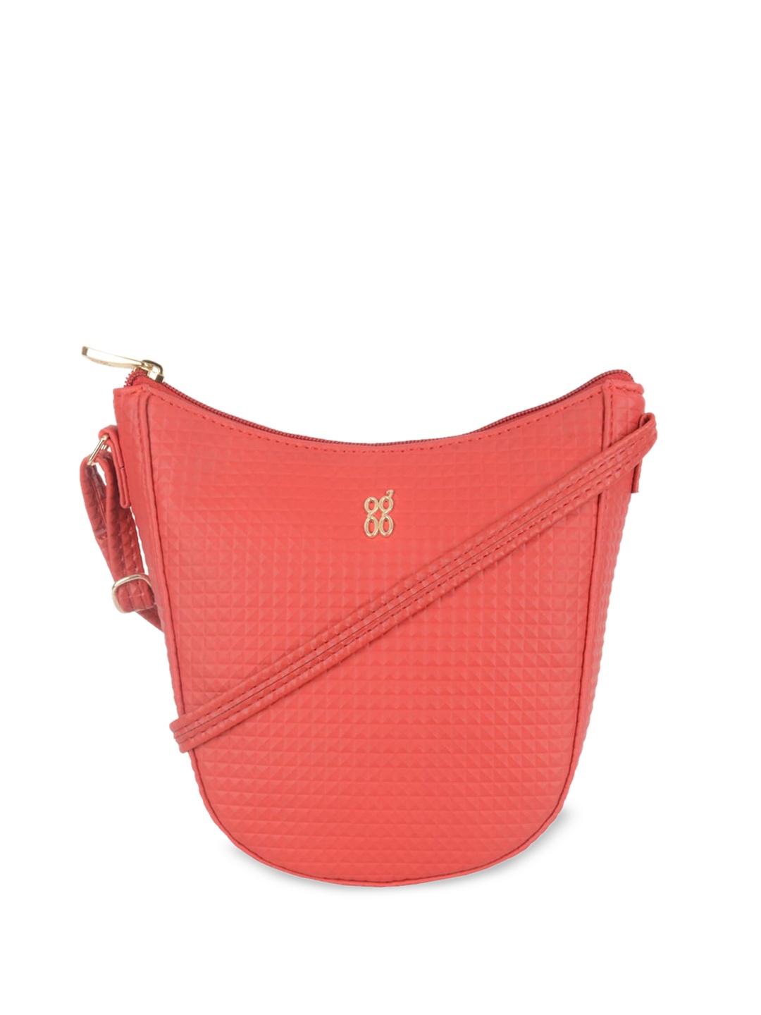 

Baggit Structured Hobo Bag, Red