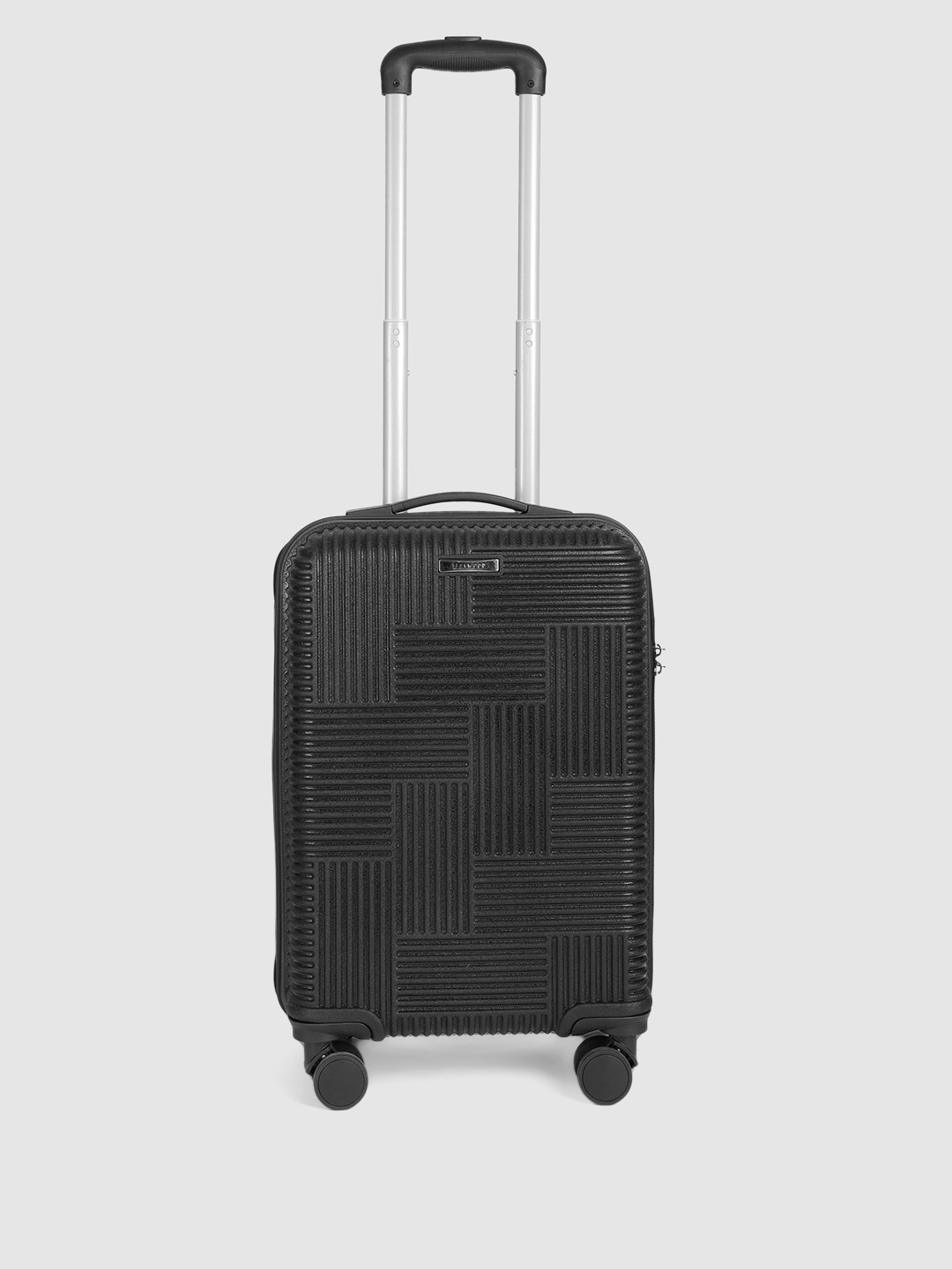 

Teakwood Leathers 360-Degree Rotation Hard-Sided Cabin-Sized Trolley Bag 32L, Black
