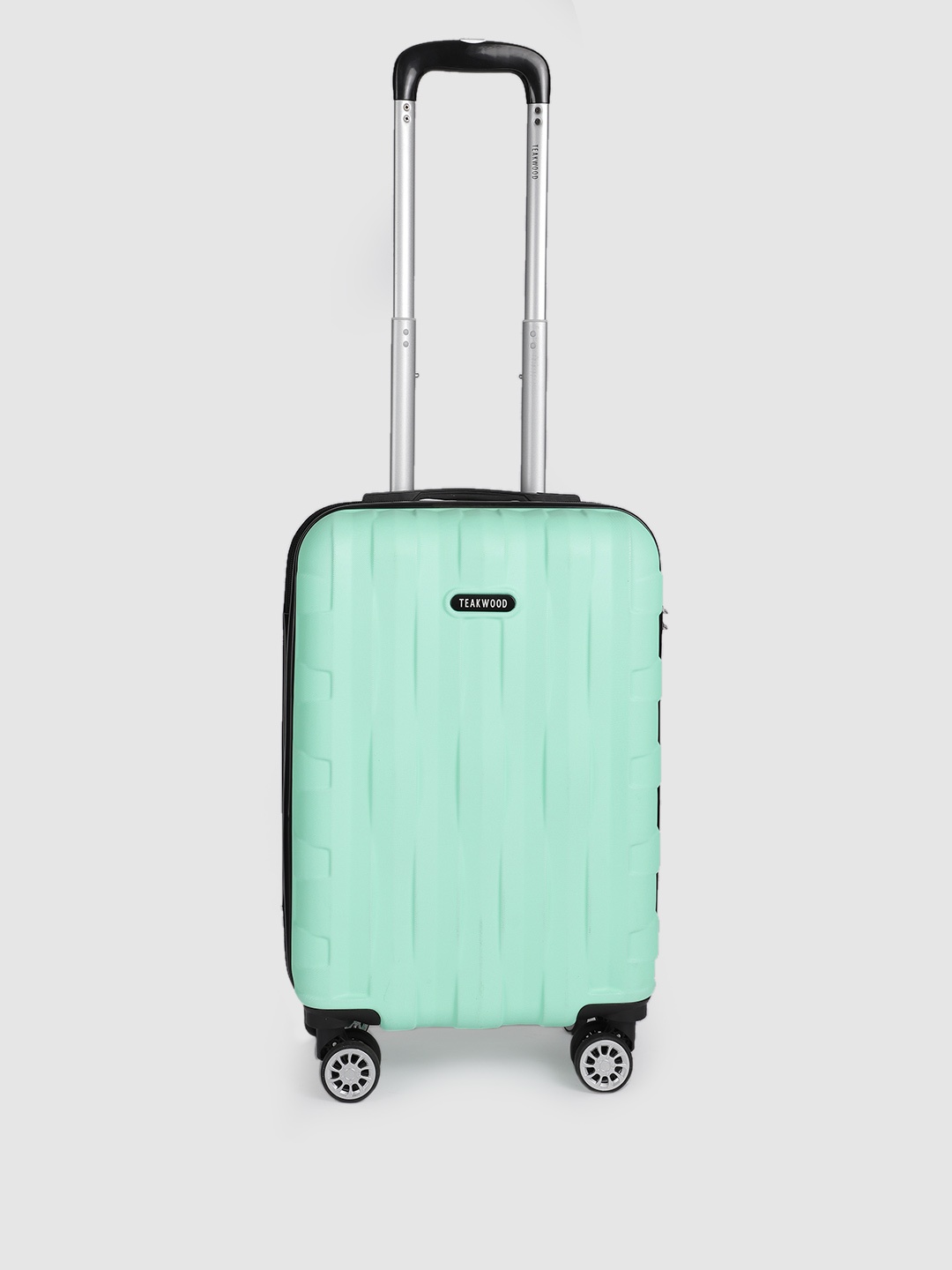 

Teakwood Leathers Niagra 360 Degree Rotation Hard-Sided Cabin-Sized Trolley Bag 32L, Green