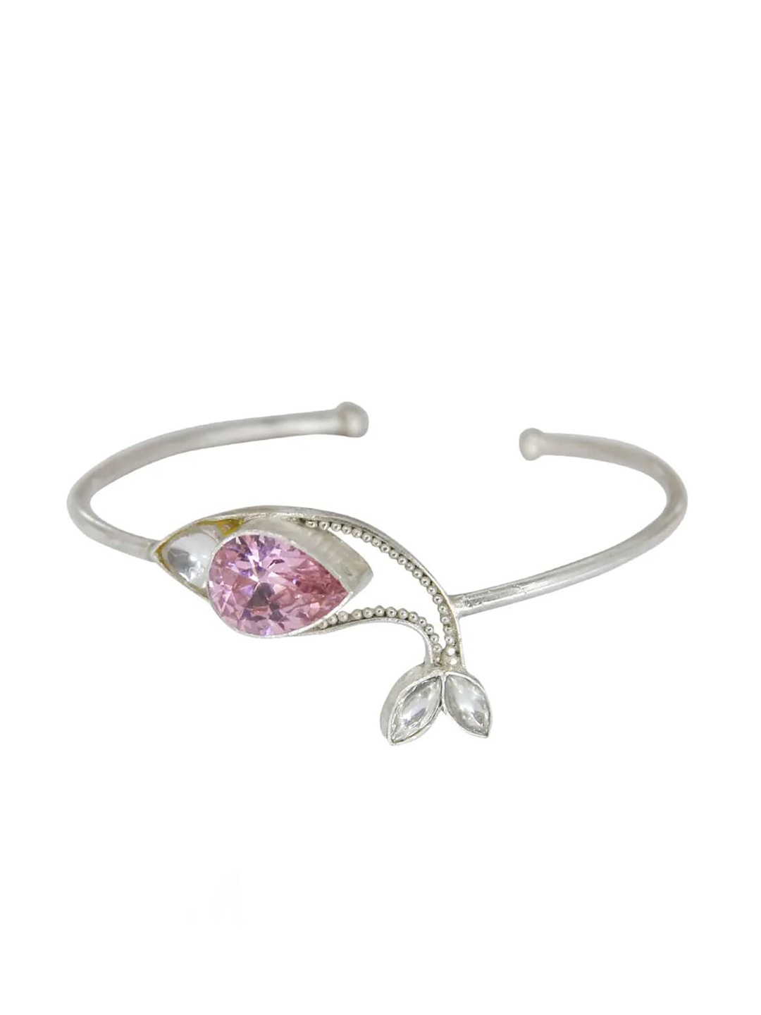 

Unniyarcha Stone-Studded Bangle, Silver